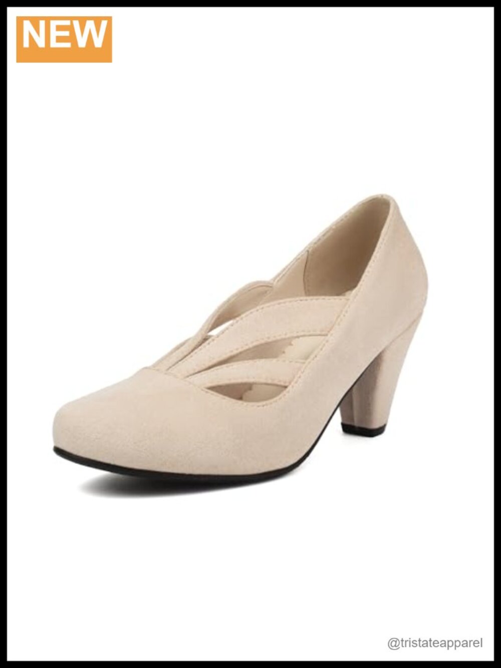Mary Jane Vintage Heels 1920s Round Toe Retro Pumps Block Heel